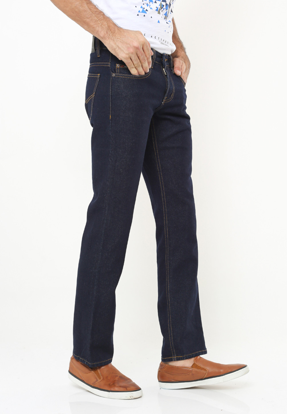 Regular Fit Premium Jeans  Basic Model Biru  Navy 